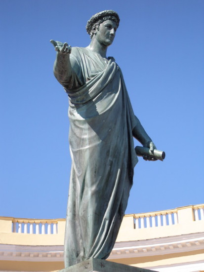 Image - Ivan P. Martos: monument of Armand-Emmanuel Richelieu in Odesa. 